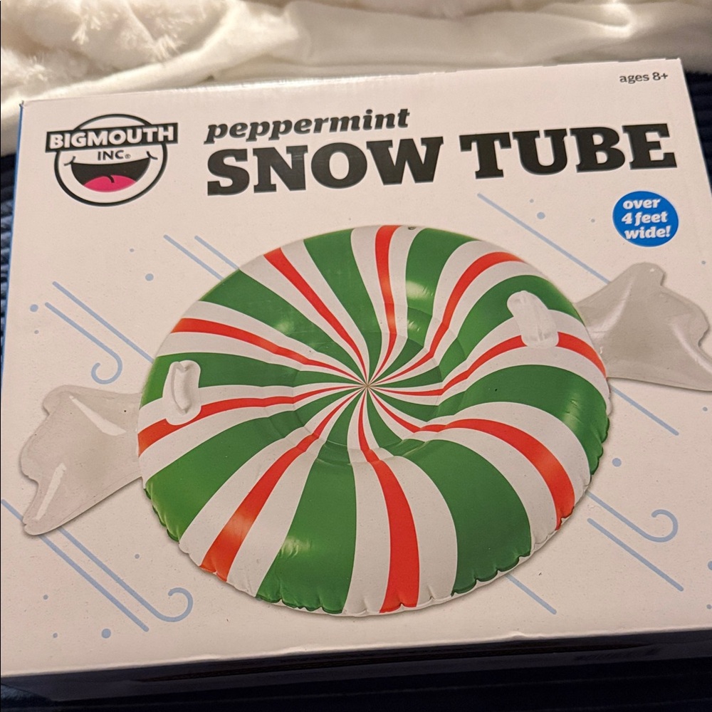 BigMouth Inc. Peppermint Snow Tube - Green and White